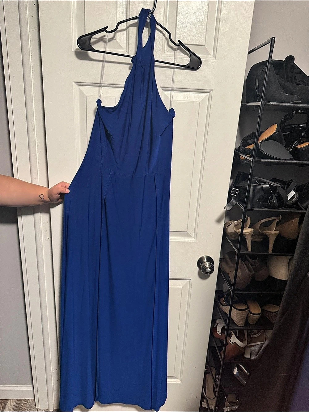 Fashion Nova Blue Maxi Dress